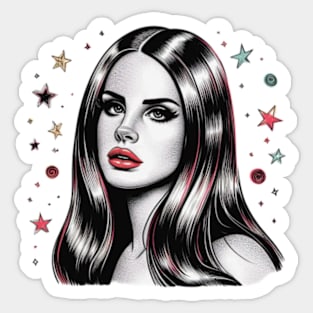 Oh Lana, I See Stars Sticker